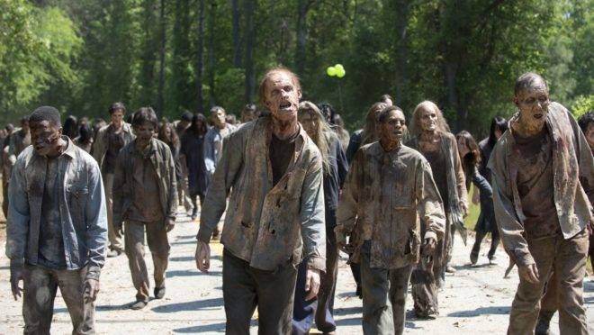 Cena da série “The Walking Dead”