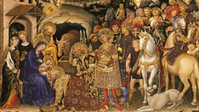 “A adoração dos magos”, de Gentile da Fabriano.