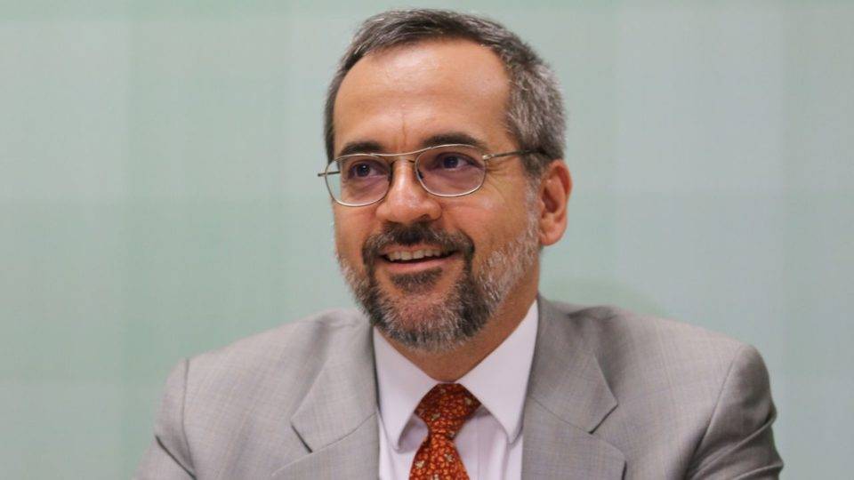 O ministro da educação, Abraham Weintraub.