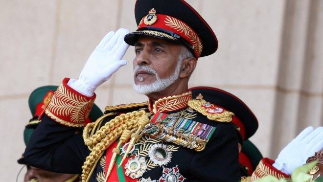 O sultão de Omã, Qaboos bin Said, em foto de 29 de novembro de 2010