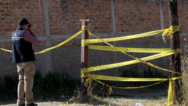 Cemitério clandestino em Guadalajara, no México