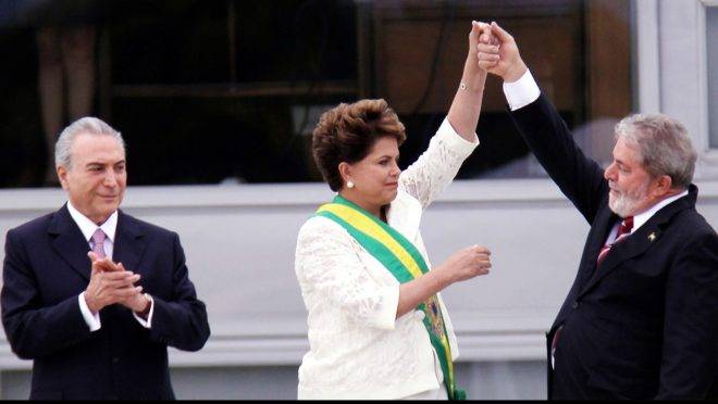 A cerimônia de posse da ex-presidente Dilma Rousseff