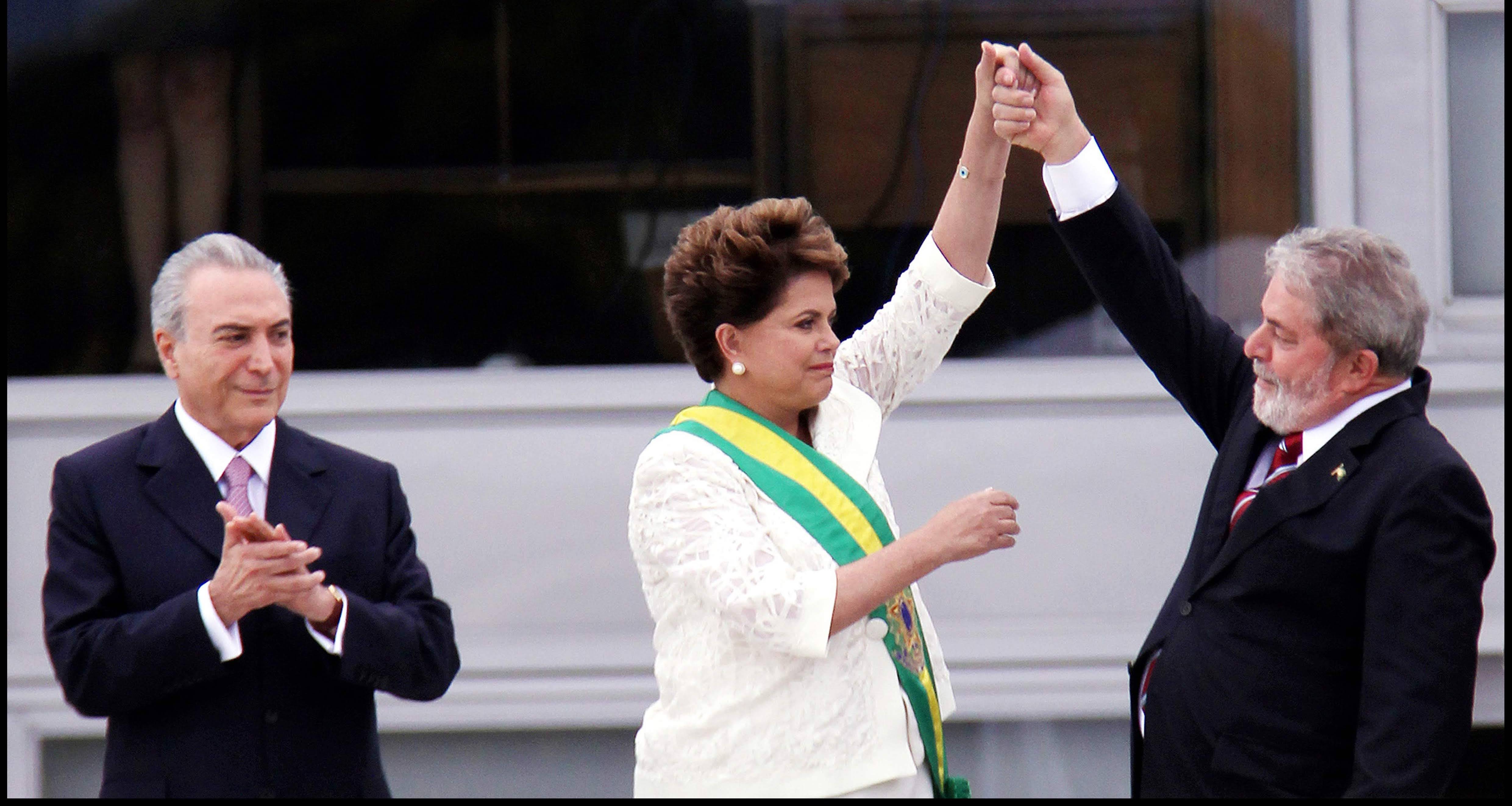 A cerimônia de posse da ex-presidente Dilma Rousseff