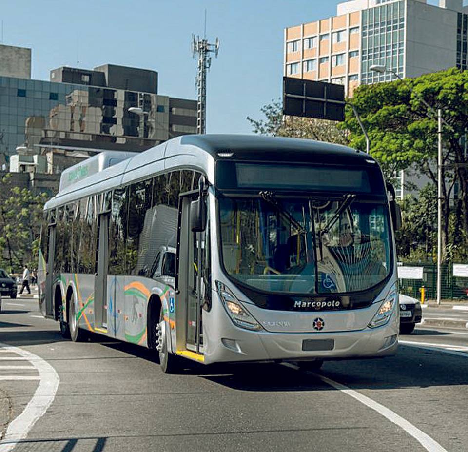 Ônibus movido a biometano é testado em Santo André (SP)
