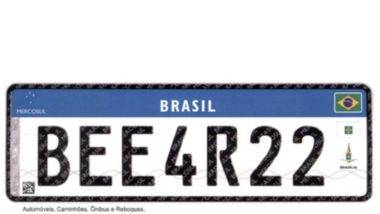 Placa Mercosul será obrigatória a partir de 31 de janeiro Placa Mercosul entra em vigor