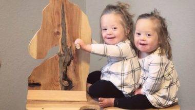 Aconselhada a abortar, mãe de gêmeas idênticas com síndrome de Down diz: “escolheria elas do jeito que são” Foto: Reprodução/Instagram Doubling Down Mom