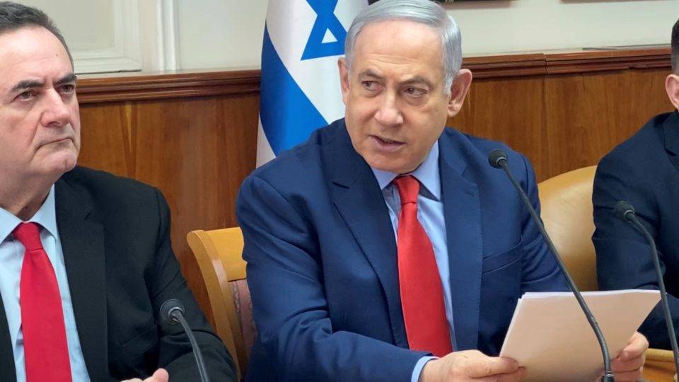 Primeiro-ministro israelense, Benjamin Netanyahu
