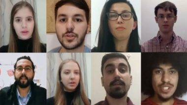 Após carta, brasileiros gravam apelo a Bolsonaro por retirada da China Após carta, brasileiros gravam apelo a Bolsonaro por retirada da China