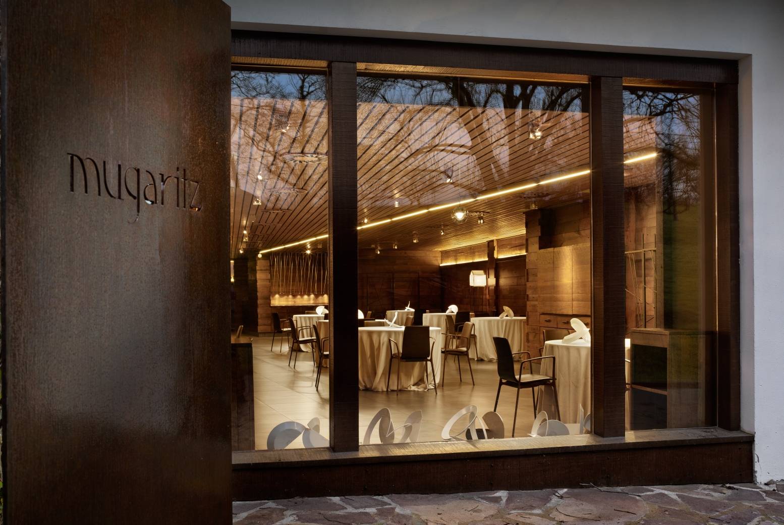 Fachada do Mugaritz, restaurante no país basco Fachada do Mugaritz, restaurante no país basco