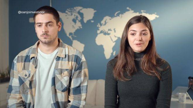 Pedro Tormin e Stephanie Edenburg, os fundadores da startup 4Student.