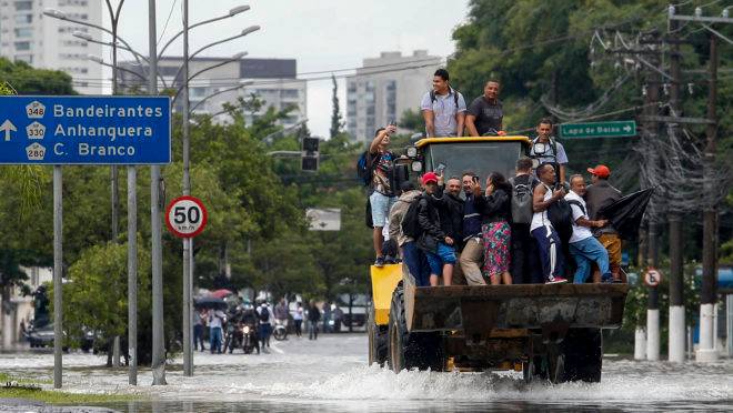 São Paulo registrou fortes chuvas