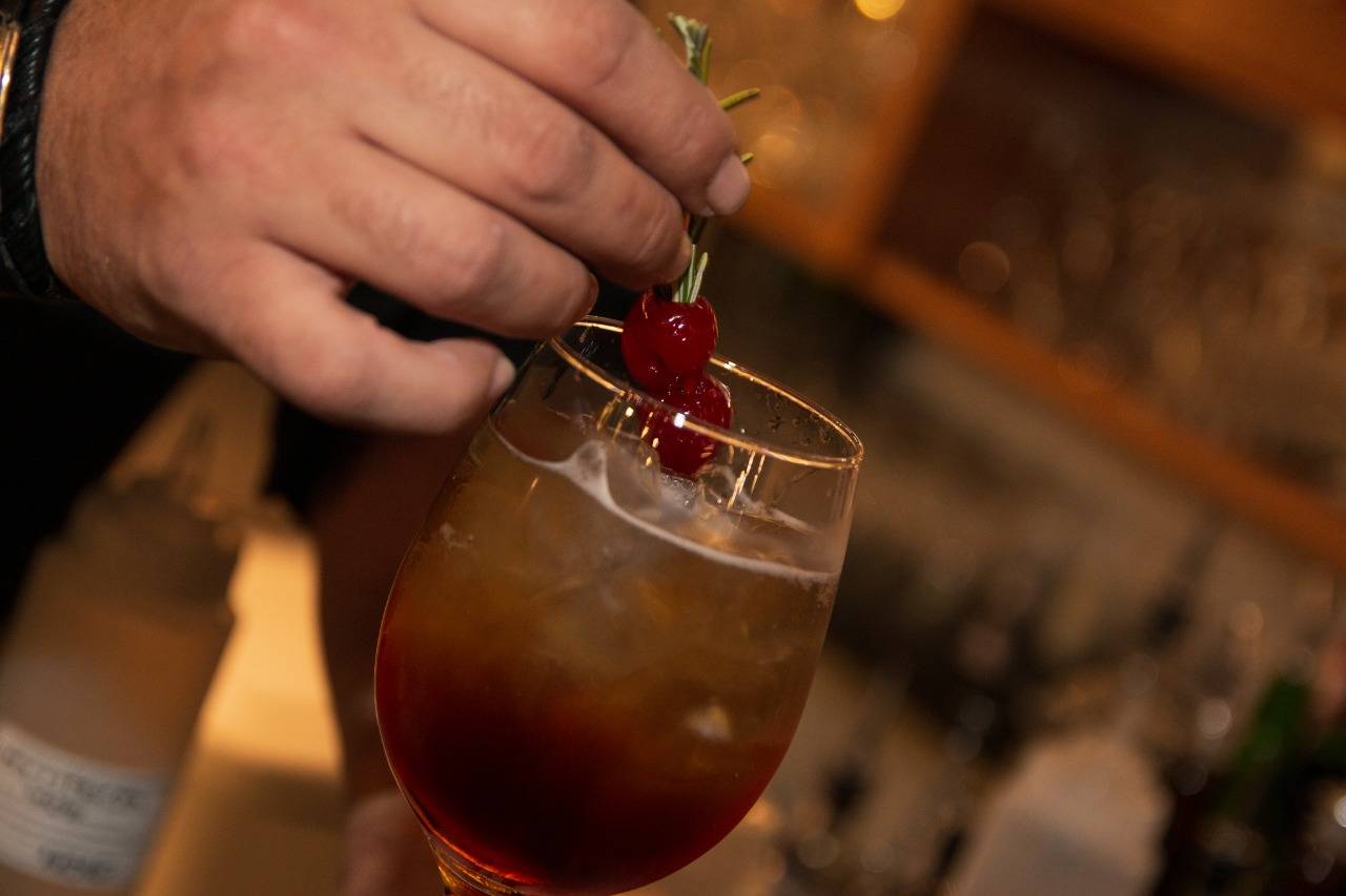 Drink de gim tônica do La Vaca. Foto: Divulgação Drink de gim tônica do La Vaca. Foto: Divulgação