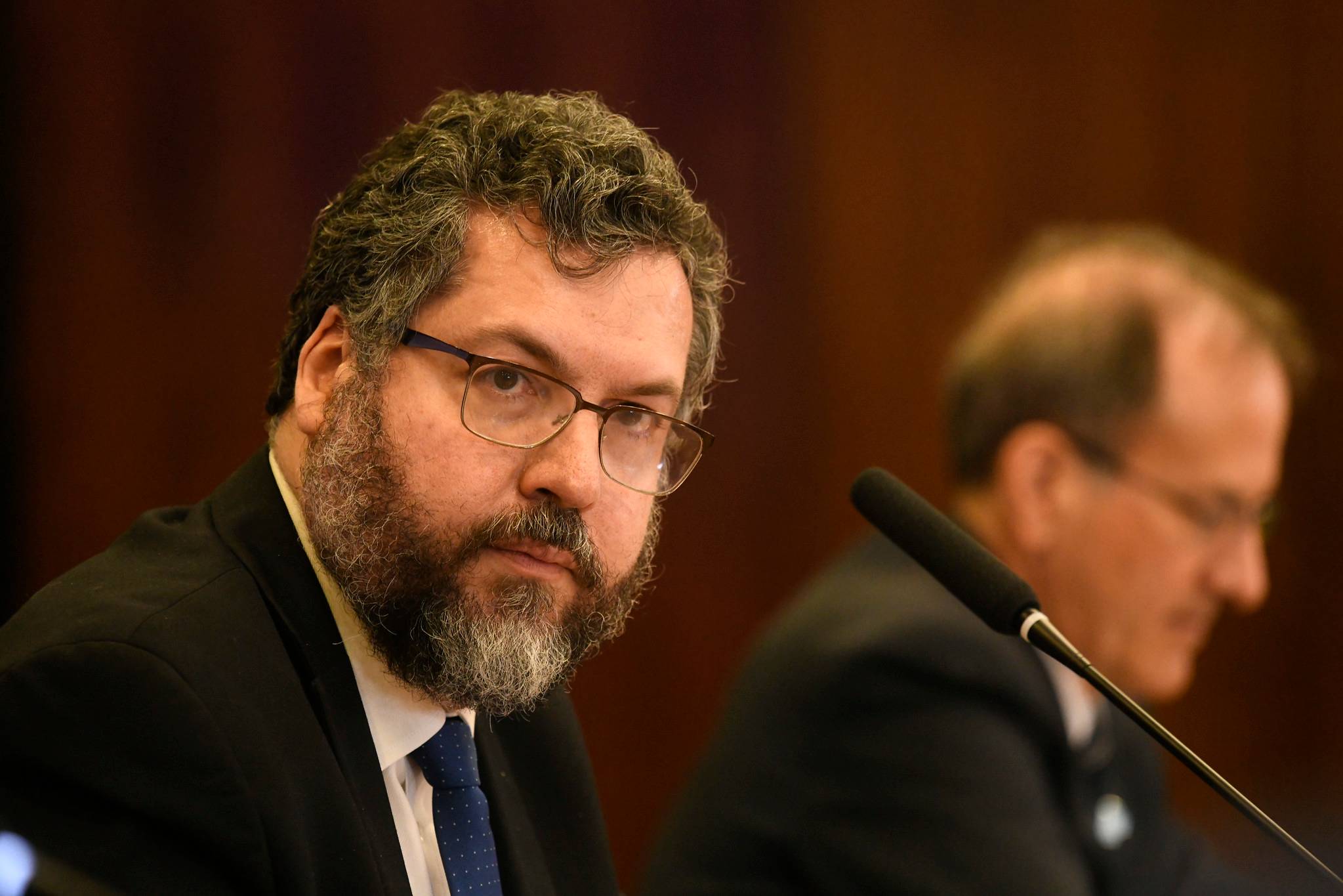 O ministro das Relações Exteriores, Ernesto Araújo