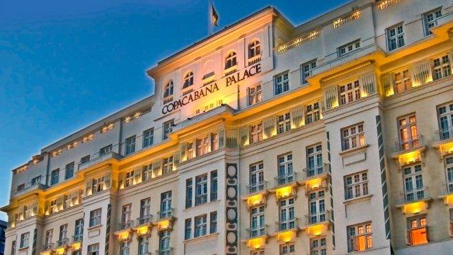 O Hotel Copacabana Palace, no Rio de Janeiro.