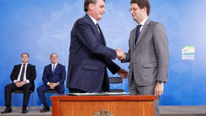Bolsonaro e Ricardo Salles