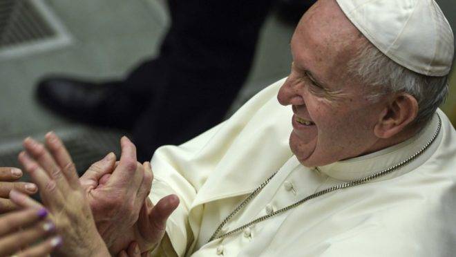 O papa Francisco, no Vaticano, 12 de fevereiro de 2020