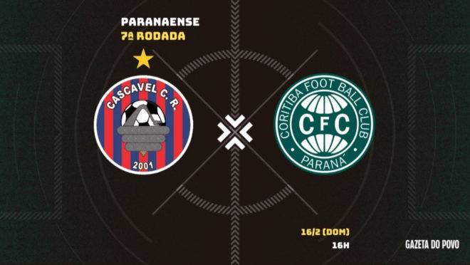Cascavel CR x Coritiba: saiba tudo sobre a partida!