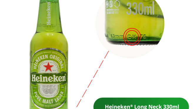Heineken anunciou recall de long necks por risco de que lasca de vidro se desprenda do bocal no momento da abertura