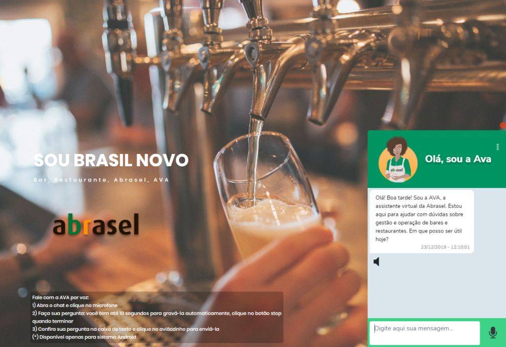 A expectativa é de que o banco de dados da Ava alcance um milhão de perguntas e respostas nos próximos anos. Foto: reprodução. A expectativa é de que o banco de dados da Ava alcance um milhão de perguntas e respostas nos próximos anos. Foto: reprodução.