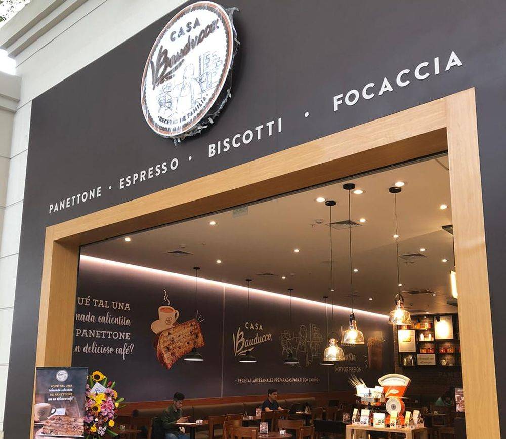 A primeira loja da Casa Bauducco fora do país, foi aberta em um shopping center de Lima, capital do Peru. Foto: divulgação. A primeira loja da Casa Bauducco fora do país, foi aberta em um shopping center de Lima, capital do Peru. Foto: divulgação.