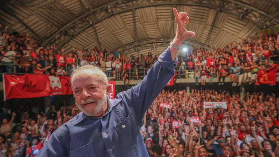 Lula participou de evento do PT no Circo Voador, no Rio de Janeiro, dias após sair da prisão.