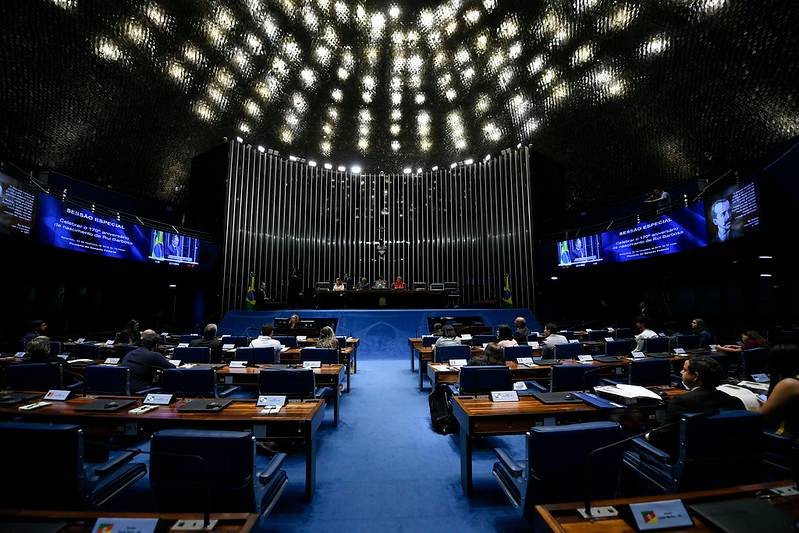 Senado avalia recuo em “pauta bomba” durante pandemia Plenário do Senado Federal