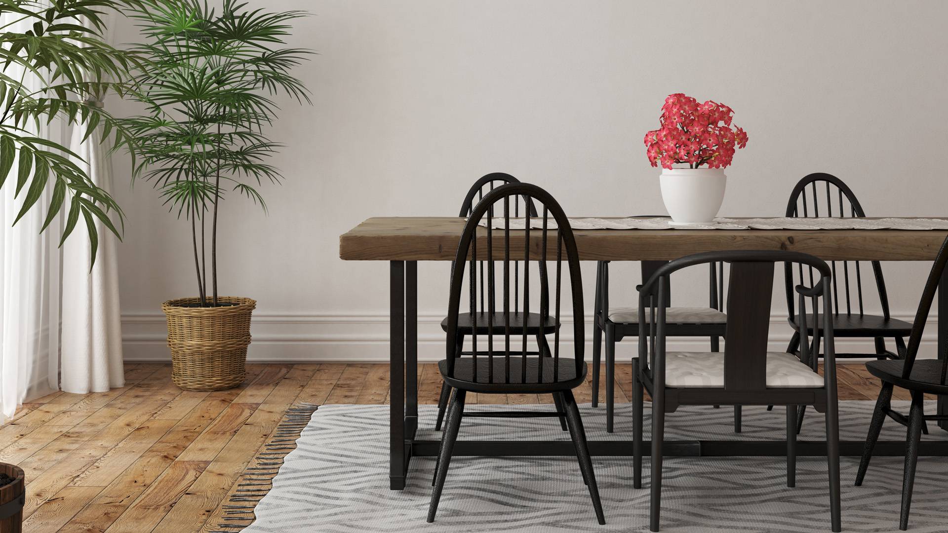 Tapete na sala de jantar. Colocar ou não?