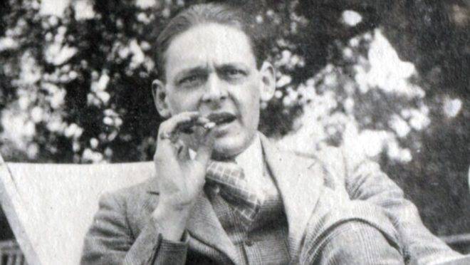 T.S. Eliot em 1923.