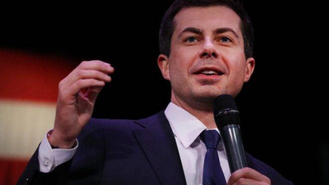 O democrata Pete Buttigieg