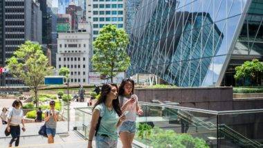 Imagem do Distrito Central de Hong Kong | ANTHONY WALLACE/AFP