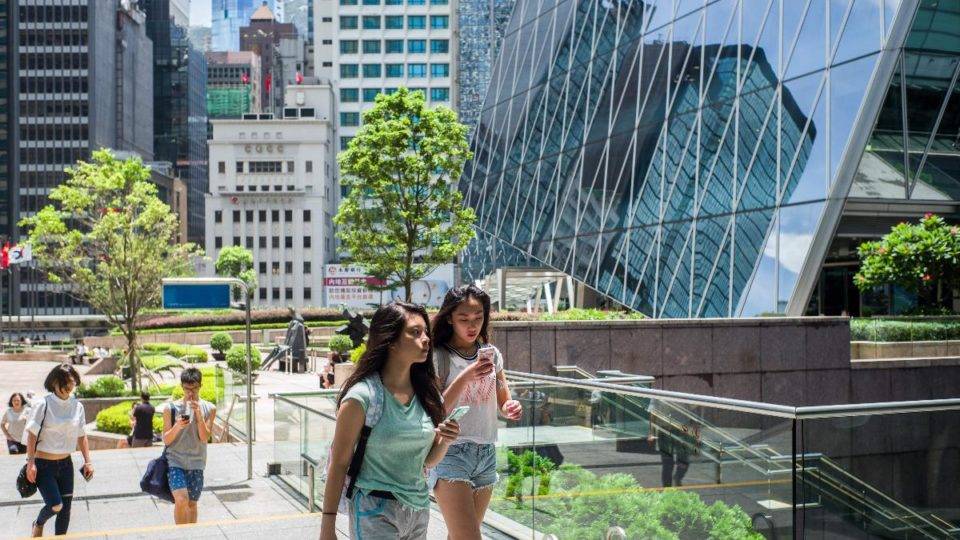 Imagem do Distrito Central de Hong Kong | ANTHONY WALLACE/AFP