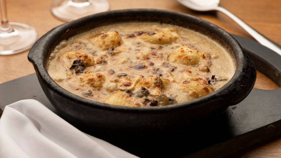 Festival Bom Gourmet começa hoje em mais de 70 restaurantes de Curitiba e Porto Alegre Servida tanto no almoço, como no jantar, a Conchiglia 4 Formaggi, do Barolo, é uma das atrações do Festival Bom Gourmet que começa hoje.