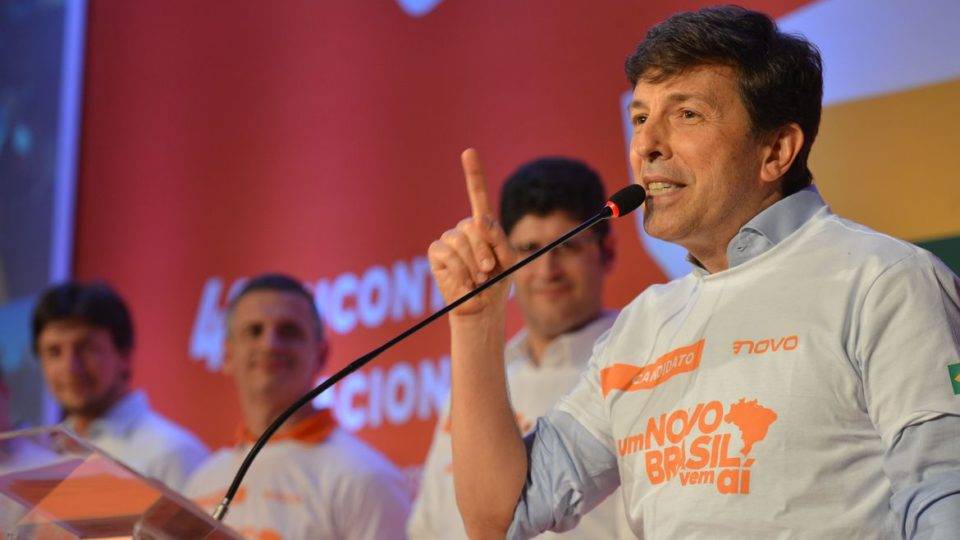 João Amoêdo deixa presidência do Novo; Eduardo Ribeiro assume o cargo João Amoêdo