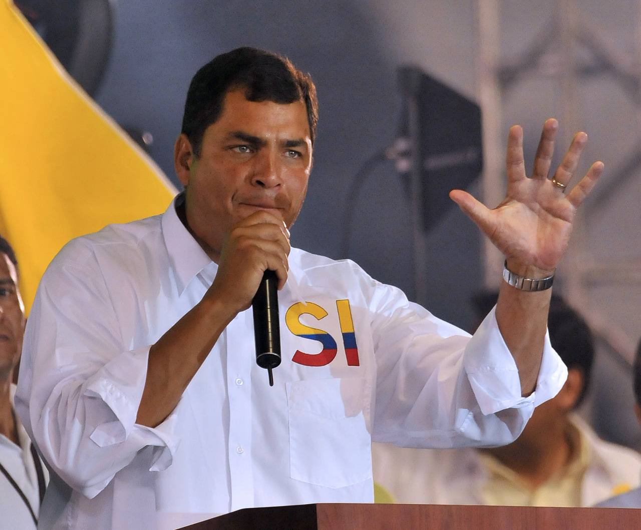 Ex-presidente do Equador Rafael Correa