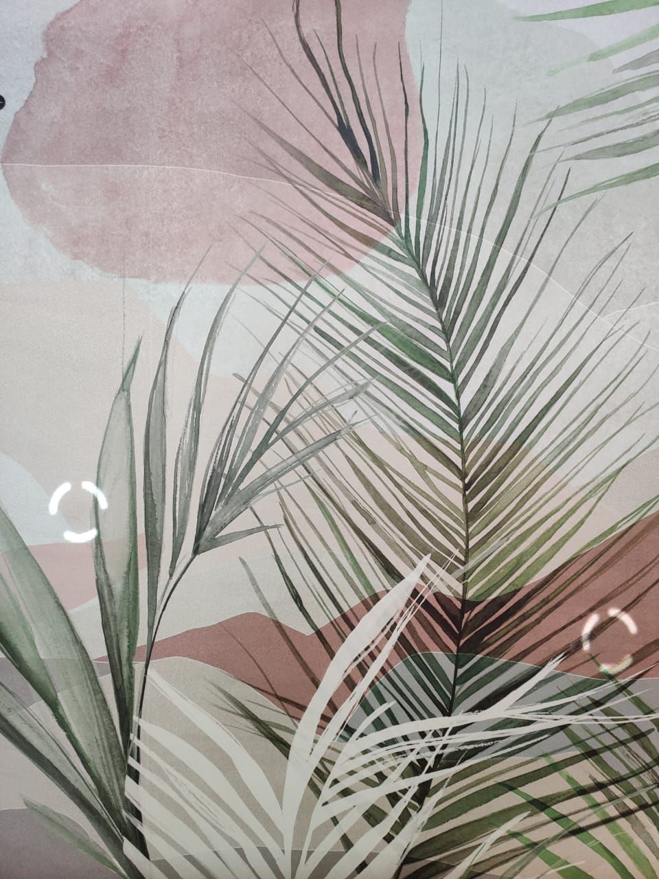 Detalhe de uma das partes do papel de parede da Portinari por Juliana Medeiros. | Foto: Luan Galani/HAUS Detalhe de uma das partes do papel de parede da Portinari por Juliana Medeiros. | Foto: Luan Galani/HAUS