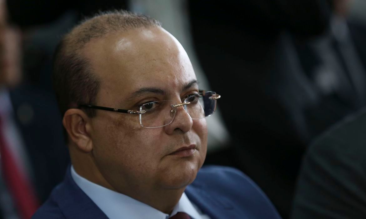 O governador do DF, Ibaneis Rocha