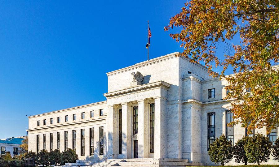 A sede do Fed, em Washington.