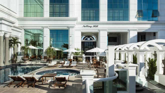O Notting Hill Residence, em Balneário Camboriú, tem mais de 2 mil m² de áreas de lazer divididos em quatro pavimentos.