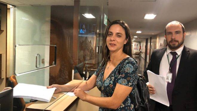 A líder do PSOL na Câmara, Fernanda Melchionna (RS)