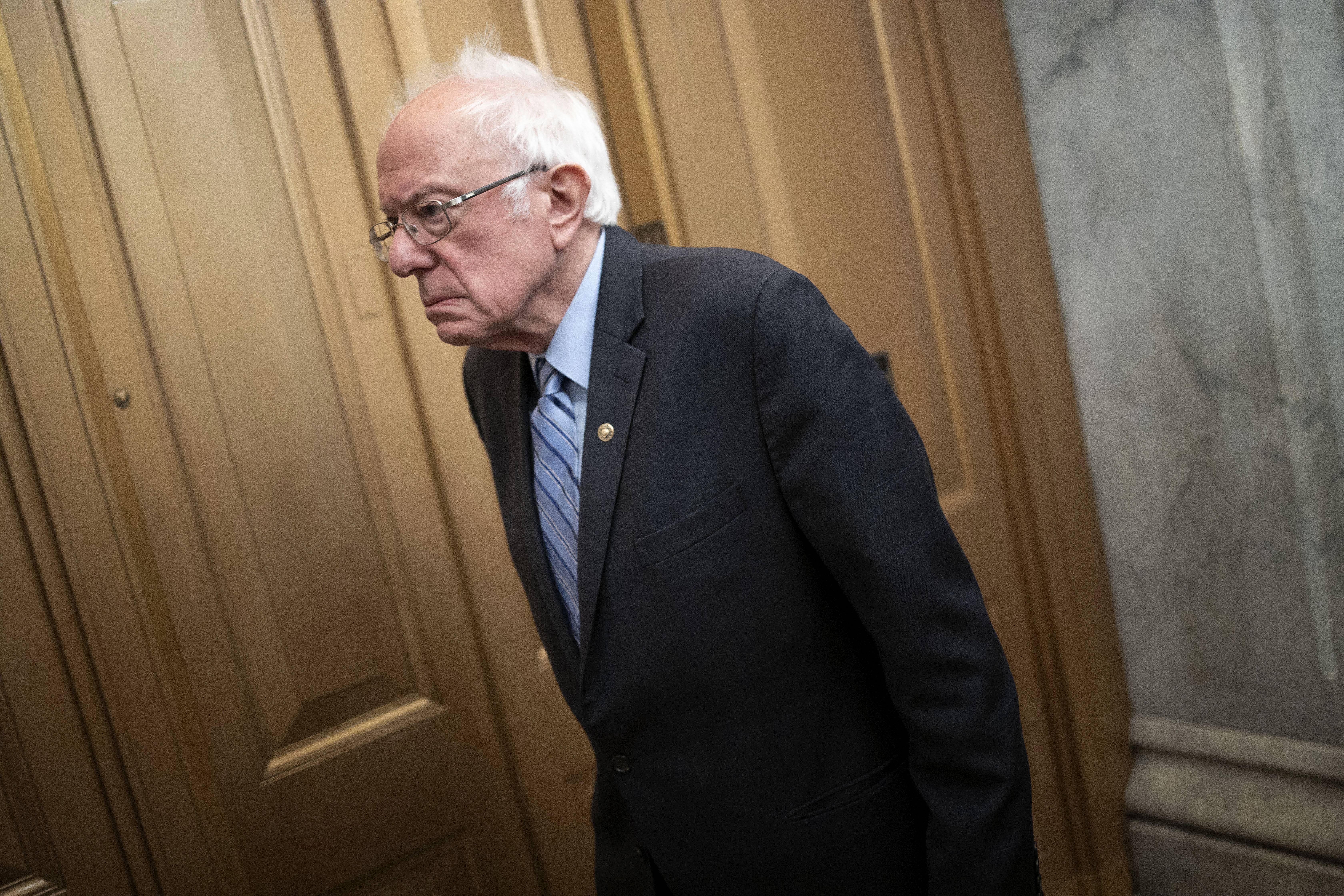 Senador Bernie Sanders, pré-candidato democrata à presidência dos EUA