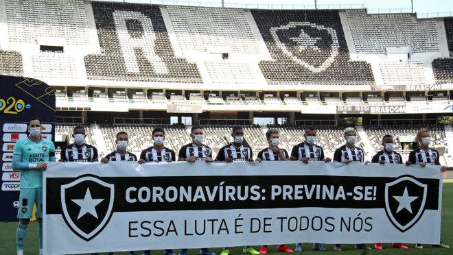 Tome do Botafogo fez o alerta na última rodada do Carioca antes da paralisação.