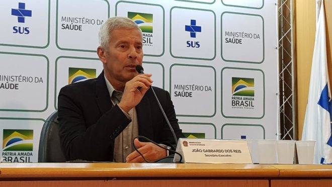O secretário executivo do Ministério da Saúde, João Gabbardo do Reis.