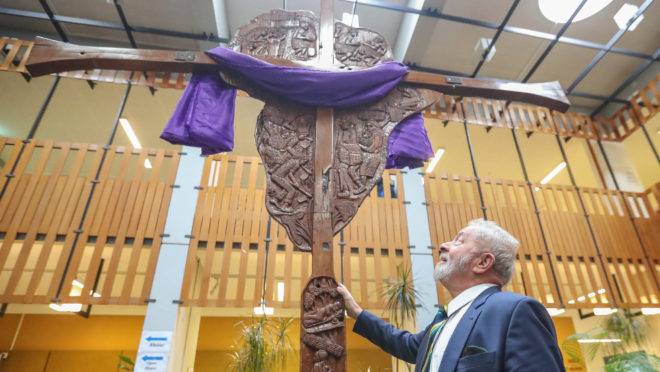 Lula em visita à sede do Conselho Mundial de Igrejas, em Genebra (Suíça): ex-presidente petista passou 11 dias na Europa.