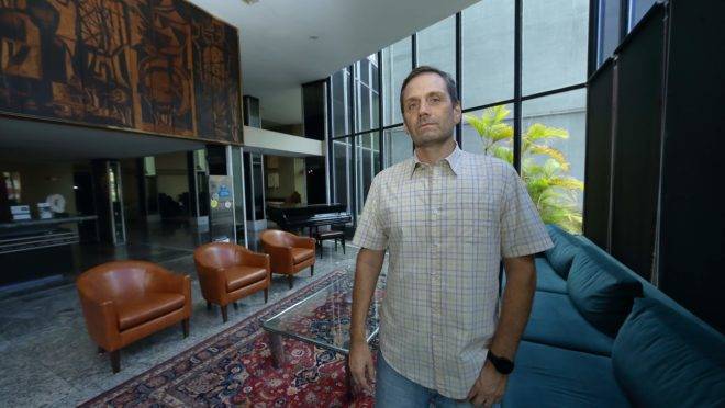 Paulo Iglesias, do CCVB, em seu hotel vazio: “A hotelaria precisará de mais”.