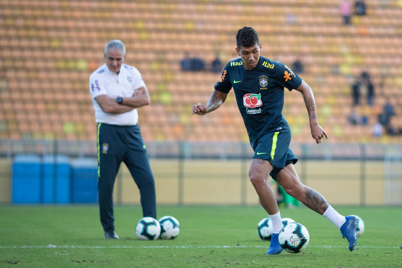 Treino da seleção brasileira no ano passado. Treino da seleção brasileira no ano passado.