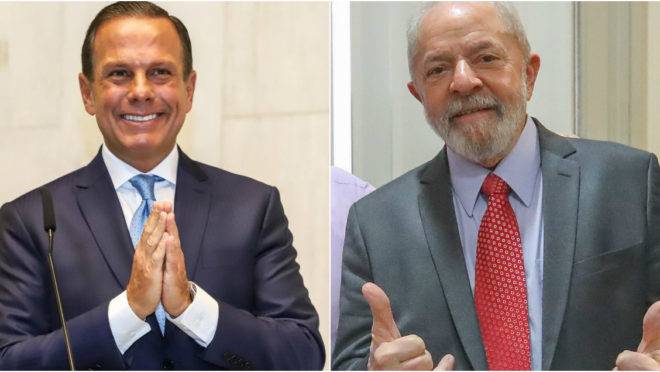 João Doria e Lula: quem diria que um dia os dois concordariam com alguma coisa.