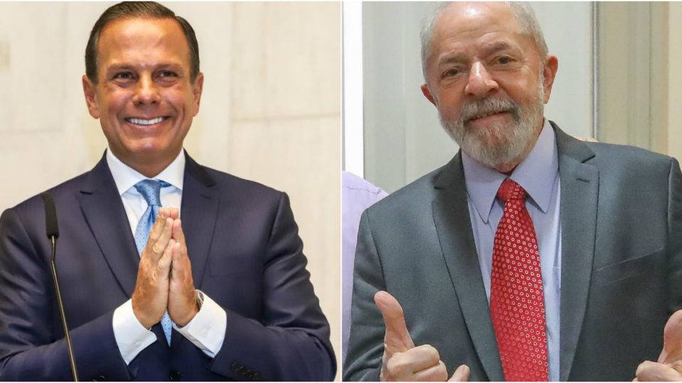 João Doria e Lula: quem diria que um dia os dois concordariam com alguma coisa.