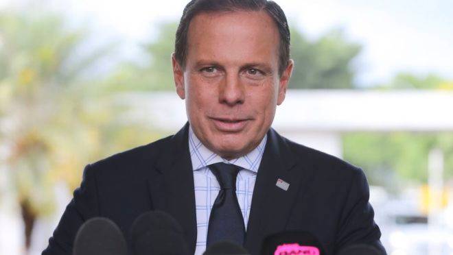 O governador de São Paulo, João Doria