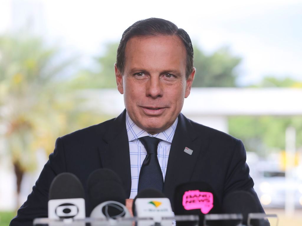 O governador de São Paulo, João Doria