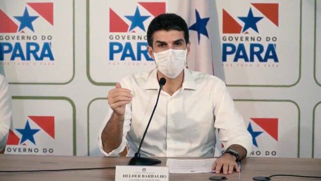 Governador do Pará, Helder Barbalho testa positivo para Covid-19